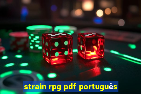 strain rpg pdf português